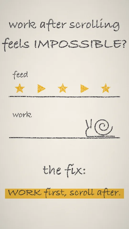Cover of the Short: Why Work Feels Impossible After Scrolling